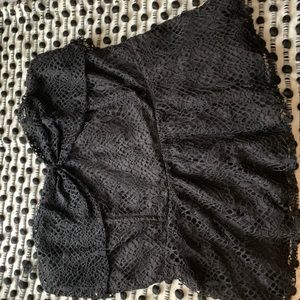 Anthropologie strapless top